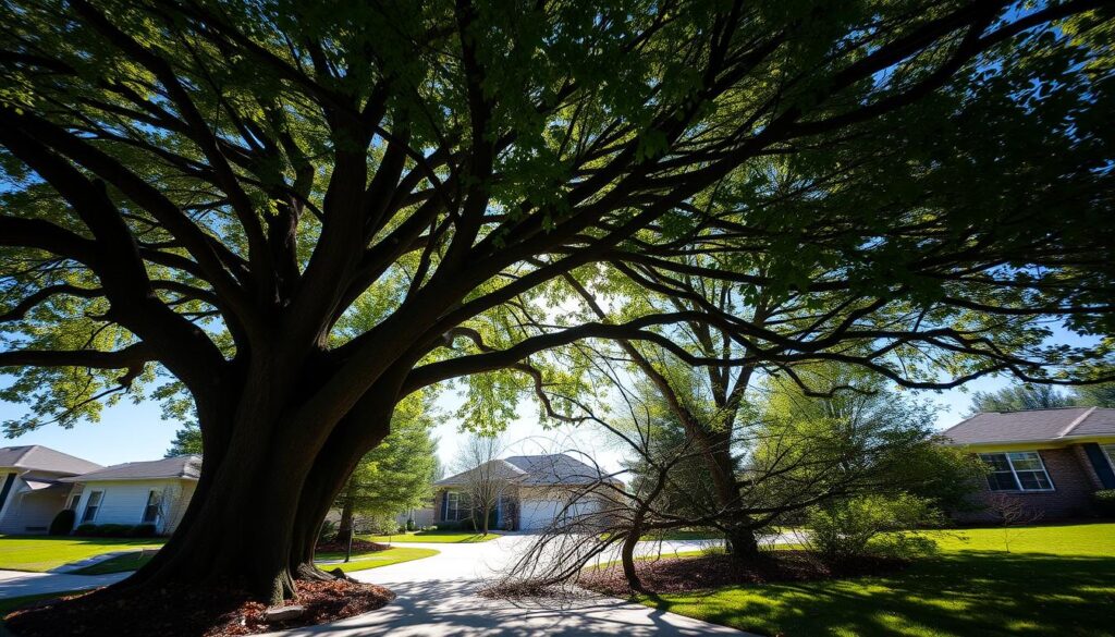 tree blocking driveway tree blocking driveway